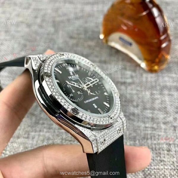 High Quality Hublot Big Bang Ice Out Chronograph Watch 41mm High Quality Hublot Big Bang Ice Out Chronograph Watch 41mm
