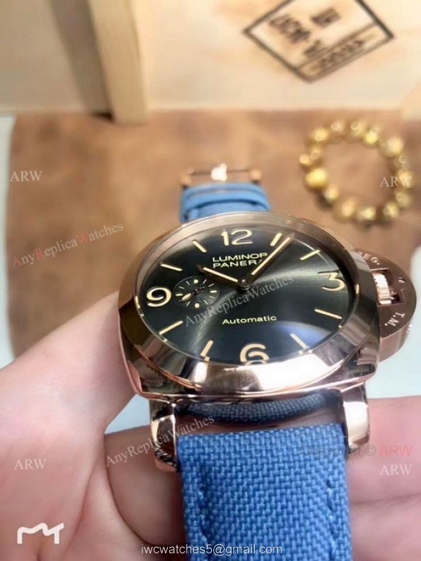 Panerai Luminor Watches Rose Gold Gray Face 44mm Panerai Luminor Watches Rose Gold Gray Face 44mm
