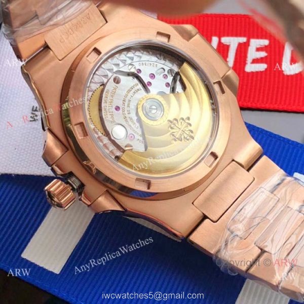 Swiss Replica Patek Philippe Nautilus 5711 Rose Gold Blue Watches Swiss Replica Patek Philippe Nautilus 5711 Rose Gold Blue Watches