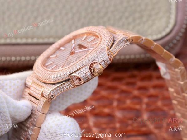 Copy Patek Philippe Nautilus Jumbo 5719 Watch Patek Philippe Iced Out watch Copy Patek Philippe Nautilus Jumbo 5719 Watch Patek Philippe Iced Out watch