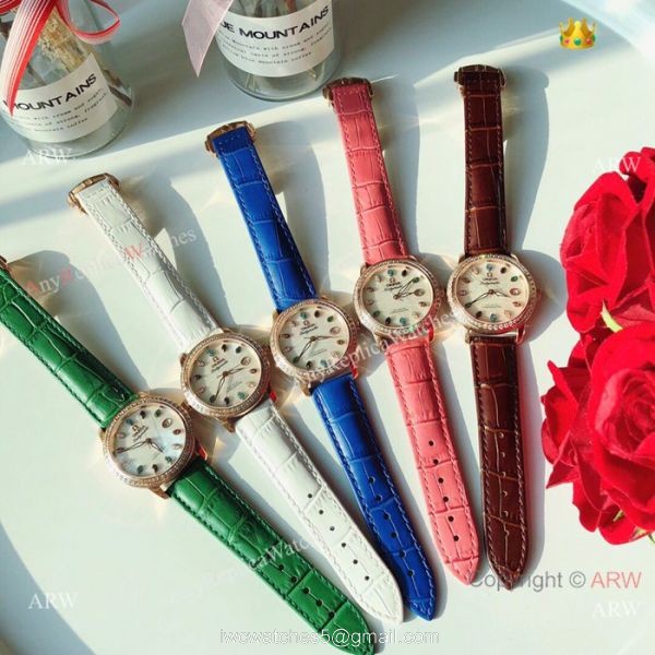 Omega ladymatic Diamond Watches New Replica Omega Watch White Face Rose Gold Omega ladymatic Diamond Watches New Replica Omega Watch White Face Rose Gold