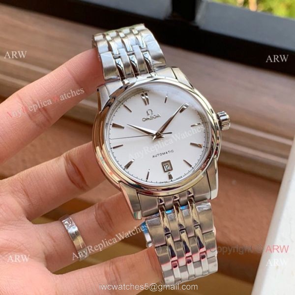Omega Swiss 8500 Replica Watches Stainless Steel White Face Omega Swiss 8500 Replica Watches Stainless Steel White Face
