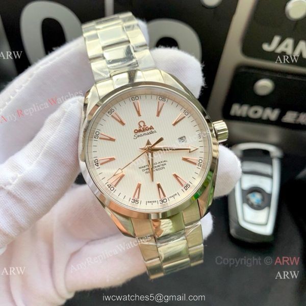 Copy Omega Seamaster Aqua Terra Swiss Citizen 8215 Watches 2-Tone Black Dial Copy Omega Seamaster Aqua Terra Swiss Citizen 8215 Watches 2-Tone Black Dial