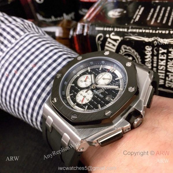 Fake Audemars Piguet Royal Oak Offshore Automatic watch SS White Dial Fake Audemars Piguet Royal Oak Offshore Automatic watch SS White Dial