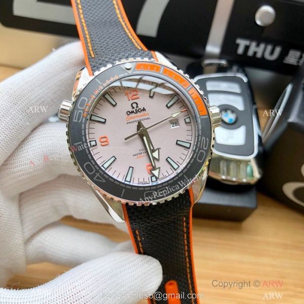 Swiss Copy Omega Seamaster Planet Ocean 8500 Watches SS Blue Gummy Band Swiss Copy Omega Seamaster Planet Ocean 8500 Watches SS Blue Gummy Band