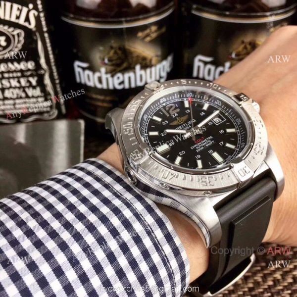 Fake Breitling COLT Automatic Blue Dial Blue Rubber Band Mens Watch Fake Breitling COLT Automatic Blue Dial Blue Rubber Band Mens Watch