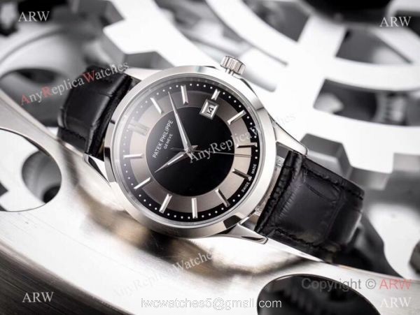 Fake Patek Philippe Calatrava 42mm Watch Rose Gold Bezel Fake Patek Philippe Calatrava 42mm Watch Rose Gold Bezel