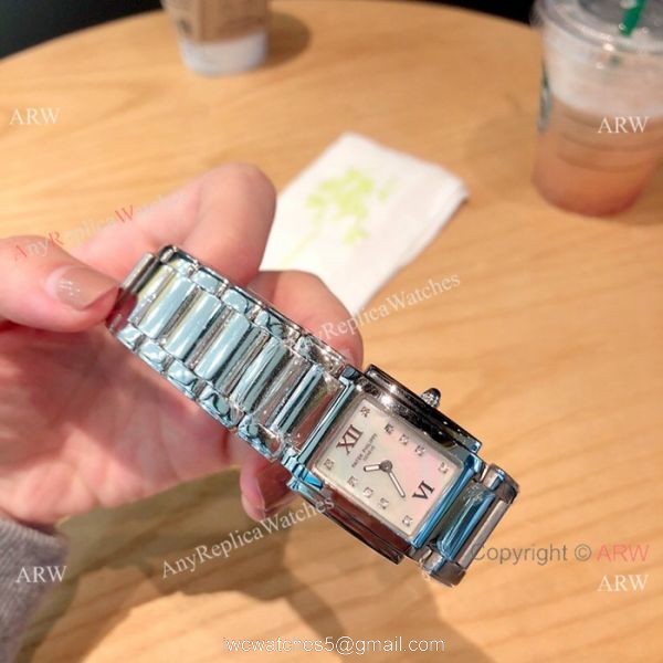 New copy Patek Philippe Twenty 4 Watch Stainless Steel White MOP Dial New copy Patek Philippe Twenty 4 Watch Stainless Steel White MOP Dial