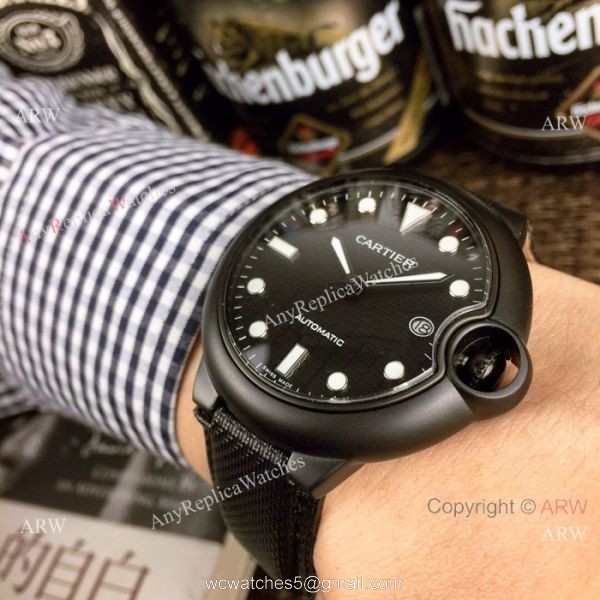 Replica Cartier Ballon Bleu de Black PVD watches New Model Replica Cartier Ballon Bleu de Black PVD watches New Model