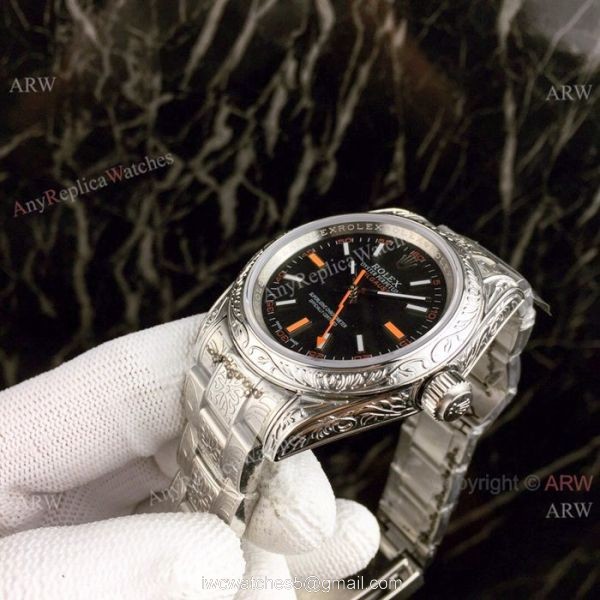 New Rolex Milgauss Blue Replica Watch Stainless Steel &8216;Tattoo New Rolex Milgauss Blue Replica Watch Stainless Steel &8216;Tattoo