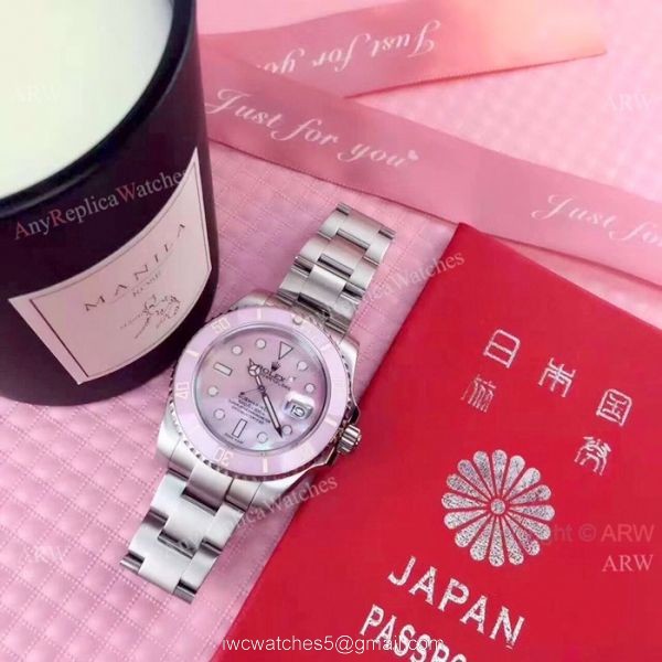 Replica Pink Rolex Submariner Stainless Steel Pink MOP dial Watch Replica Pink Rolex Submariner Stainless Steel Pink MOP dial Watch