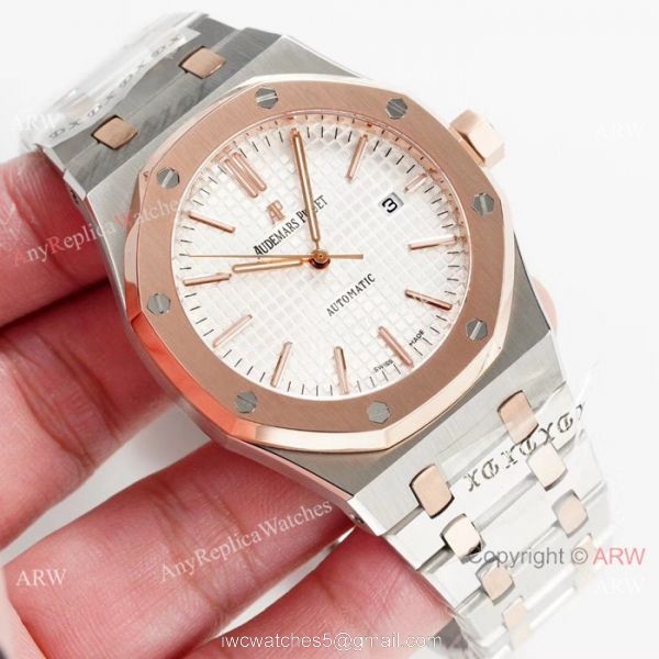 Swiss 3120 Audemars Piguet Replica Watch Two Tone Rose Gold 41mm Swiss 3120 Audemars Piguet Replica Watch Two Tone Rose Gold 41mm