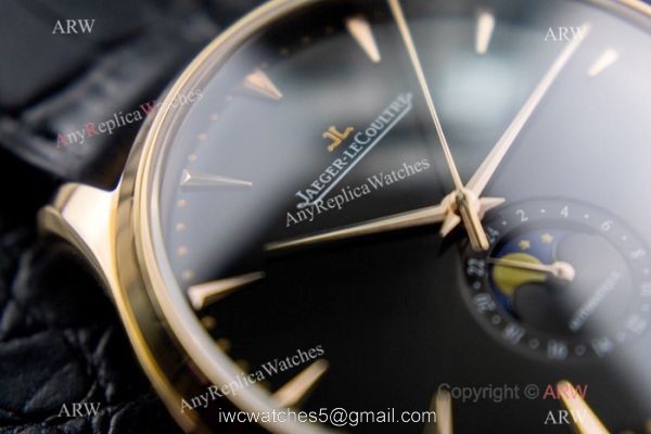 Swiss Copy Jaeger-LeCoultre Master Ultra Thin Moon 39 mm Watch Gold Case Swiss Copy Jaeger-LeCoultre Master Ultra Thin Moon 39 mm Watch Gold Case