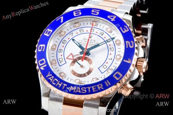 JF Factory Rolex Yachtmaster II Rolex Everose Replica Watch 44mm YMII JF Factory Rolex Yachtmaster II Rolex Everose Replica Watch 44mm YMII