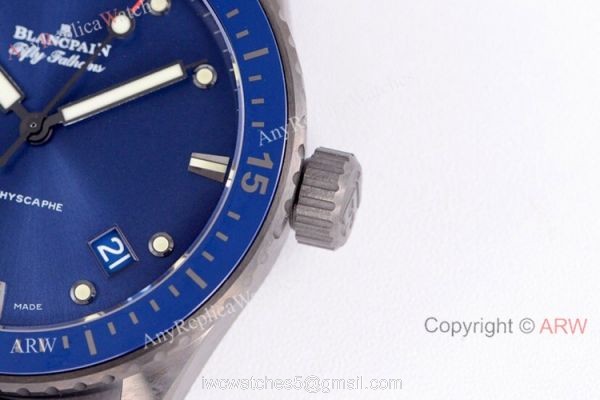 ZF Best 1:1 Replica Blancpain Fifty Fathoms Bathyscaphe Cal.1315 Watch Ceramic Blue Bezel ZF Best 1:1 Replica Blancpain Fifty Fathoms Bathyscaphe Cal.1315 Watch Ceramic Blue Bezel