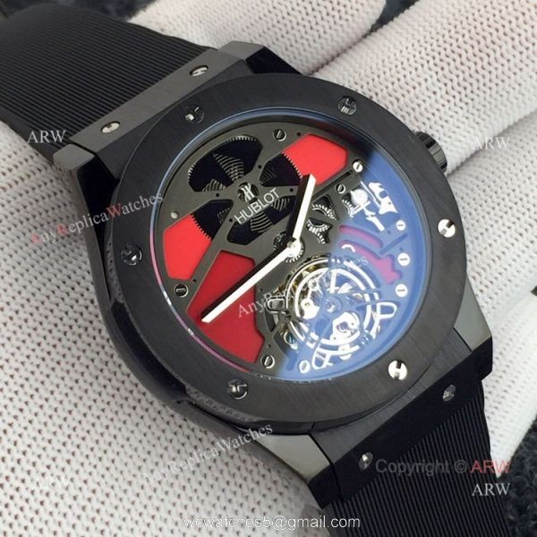 Replica Hublot Classic Fusion Squelette Tourbillon All Black Watches Replica Hublot Classic Fusion Squelette Tourbillon All Black Watches