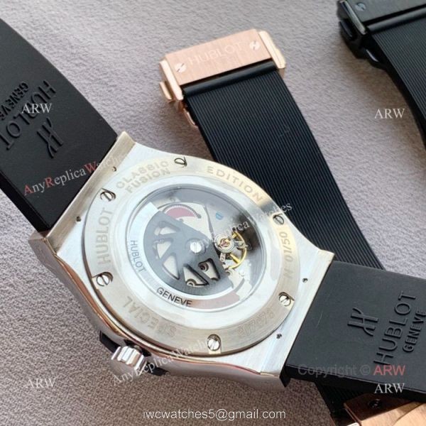 Copy Hublot Classic Fusion Men Watch Black Case Rubber Bracelet Copy Hublot Classic Fusion Men Watch Black Case Rubber Bracelet