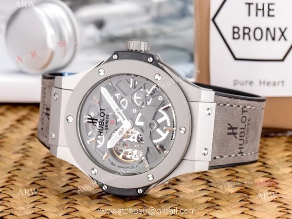 Fake Hublot Classic Fusion Rose Gold Skeleton Wristwatch 45mm Fake Hublot Classic Fusion Rose Gold Skeleton Wristwatch 45mm