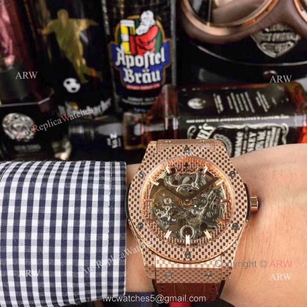Copy Hublot Classic Fusion Watches Skeleton Dial Black Rubber Strap Copy Hublot Classic Fusion Watches Skeleton Dial Black Rubber Strap