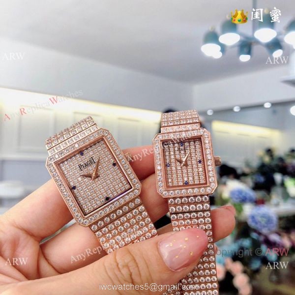 Swiss Replica Piaget Polo Diamond Watches All Gold Sapphire Glass Swiss Replica Piaget Polo Diamond Watches All Gold Sapphire Glass