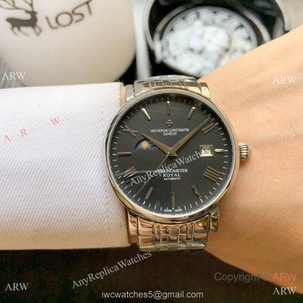 Top Grade Vacheron Constantin Moon phase Watch 2-Tone Rose Gold 40mm Top Grade Vacheron Constantin Moon phase Watch 2-Tone Rose Gold 40mm