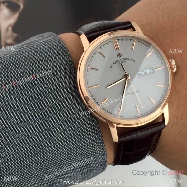 Replica Vacheron Constantin Geneve Day-Date watches Black Dial 39mm Replica Vacheron Constantin Geneve Day-Date watches Black Dial 39mm