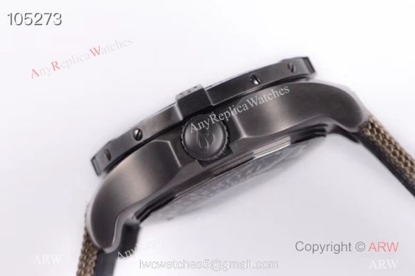 GB Factory Breitling Avenger Seawolf II Boelcke Limited Edition Copy Watch Black Steel Green Band GB Factory Breitling Avenger Seawolf II Boelcke Limited Edition Copy Watch Black Steel Green Band
