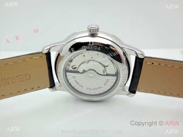 Replica Omega De Ville Moonphase Watch SS Silver Dial Replica Omega De Ville Moonphase Watch SS Silver Dial