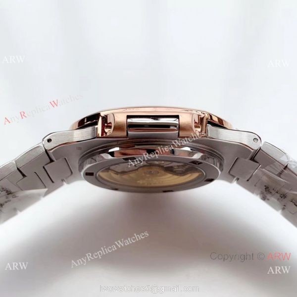 Swiss Grade One Copy Patek Philippe Nautilus watch 2-Tone Rose Gold Blue Dial Swiss Grade One Copy Patek Philippe Nautilus watch 2-Tone Rose Gold Blue Dial