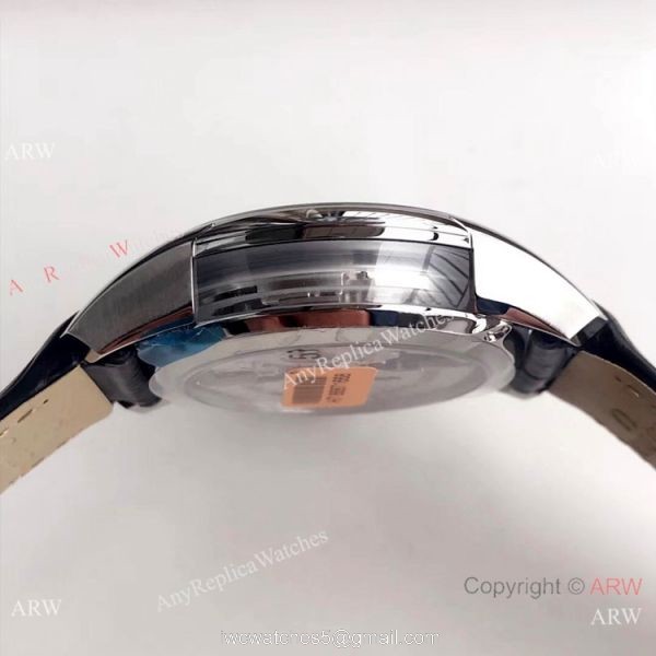 Copy Omega De Ville Hour Vision VSF 1:1 8500 Watch Dark Blue Leather Strap Copy Omega De Ville Hour Vision VSF 1:1 8500 Watch Dark Blue Leather Strap