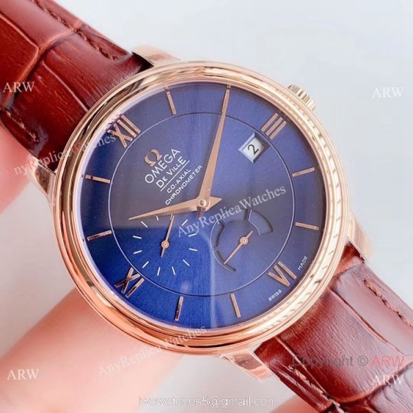 DV Replica Omega De Ville Prestige Co?Axial Power Reserve Watch Rose Gold 39.5mm DV Replica Omega De Ville Prestige Co?Axial Power Reserve Watch Rose Gold 39.5mm