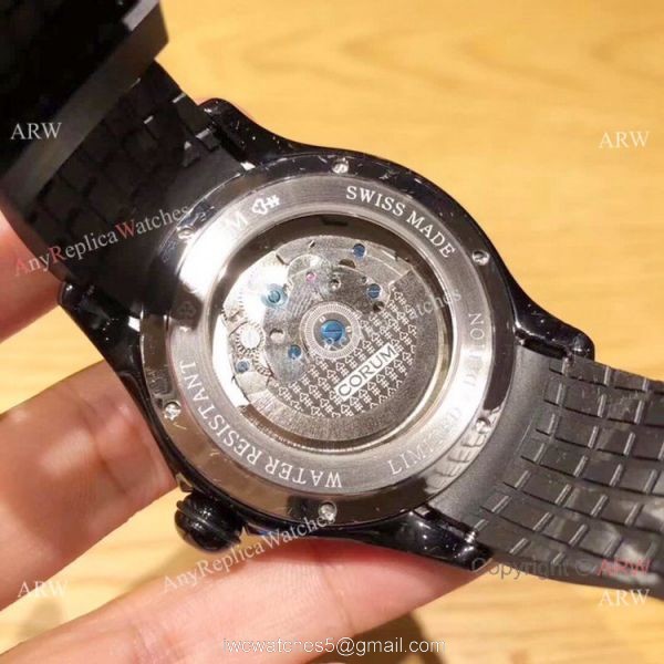 Best Quality Corum Bubble 47 Flying Tourbillon Wrist All Black Corum Watch Best Quality Corum Bubble 47 Flying Tourbillon Wrist All Black Corum Watch