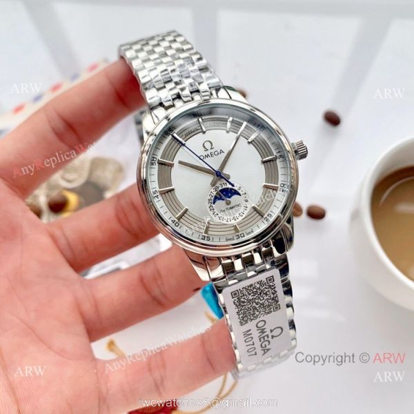 New Omega De Ville Fake Hour Vision Moonphase Watch 40mm New Omega De Ville Fake Hour Vision Moonphase Watch 40mm