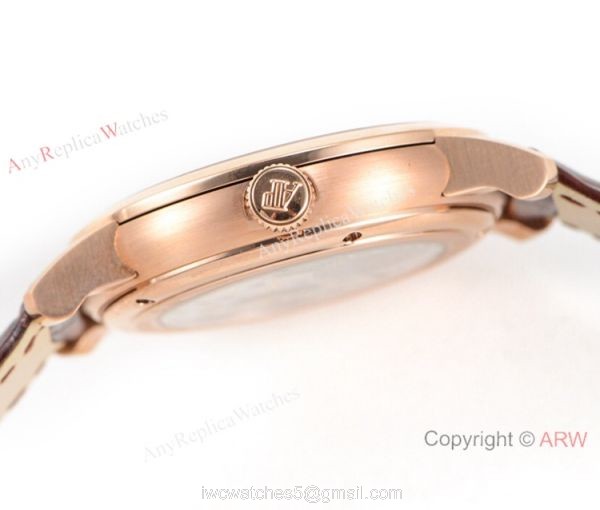 Swiss replica Audemars Piguet Jules Audemars Rose Gold Silver Face Watch GB Factory Swiss replica Audemars Piguet Jules Audemars Rose Gold Silver Face Watch GB Factory