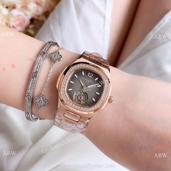 Patek Philippe Nautilus Womens Rose Gold Tourbillon Knock off Watches China Patek Philippe Nautilus Womens Rose Gold Tourbillon Knock off Watches China