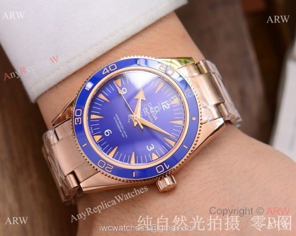 Omega Seamaster 300 Spectre Watch Replica 2-Tone Blue Ceramic Omega Seamaster 300 Spectre Watch Replica 2-Tone Blue Ceramic