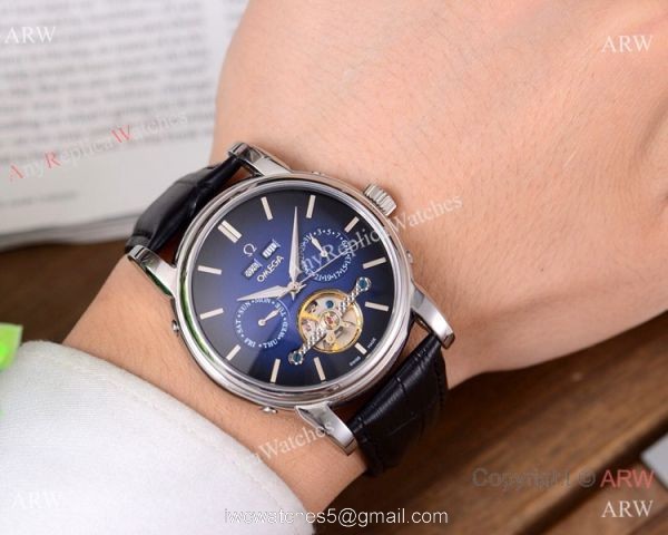 Buy Replica Omega Grand Complications Watches SS Brown Leather Strap Buy Replica Omega Grand Complications Watches SS Brown Leather Strap