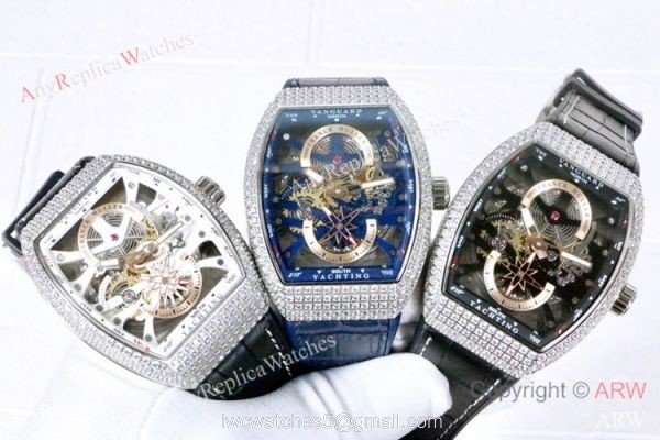 New Franck Muller Vanguard Yachting Anchor Diamond Skeleton Watch / Knock off Watches China New Franck Muller Vanguard Yachting Anchor Diamond Skeleton Watch / Knock off Watches China