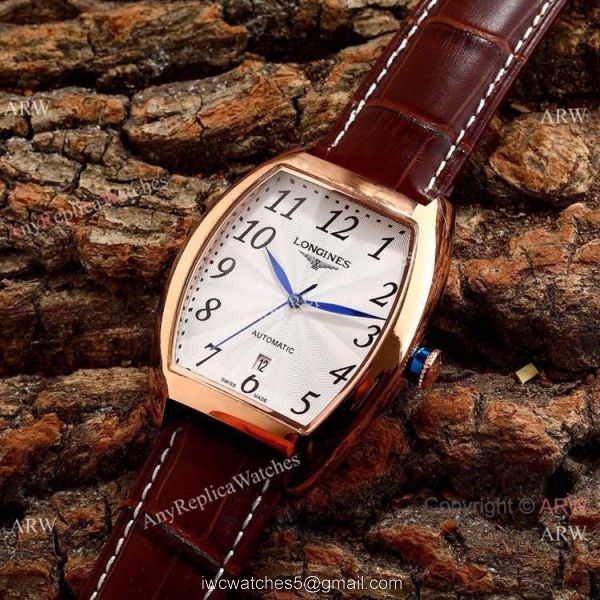 Copy Longines Evidenza Men Watches Black Dial Black Leather Strap Copy Longines Evidenza Men Watches Black Dial Black Leather Strap