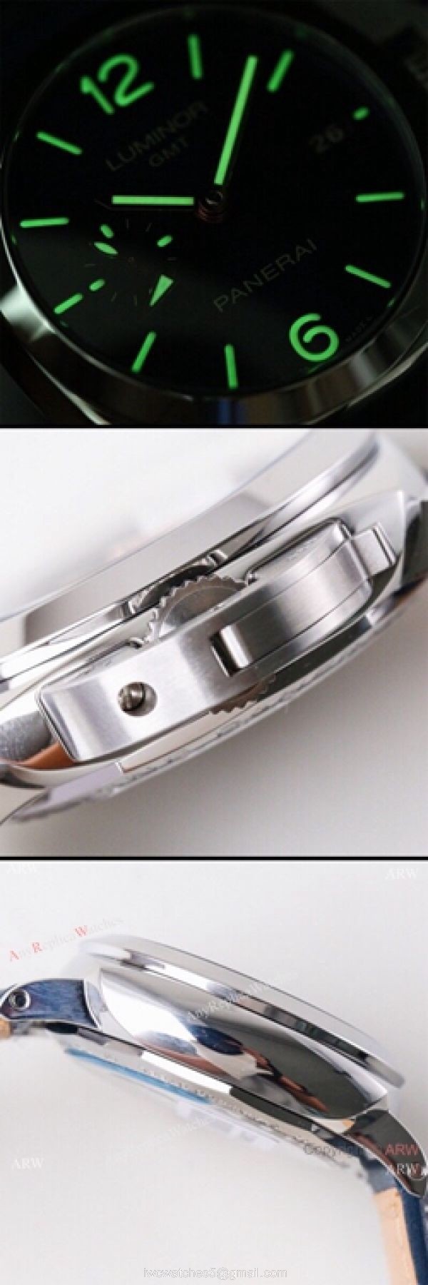 (VS) Copy Panerai Luminor 1950 GMT Blue Dial PAM 688 Watch Swiss Panerai Bracelet (VS) Copy Panerai Luminor 1950 GMT Blue Dial PAM 688 Watch Swiss Panerai Bracelet