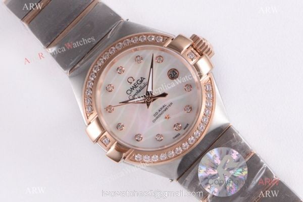 Omega Constellation 2-Tone Rose Gold 8521 Watch Super Clone Omega Constellation 2-Tone Rose Gold 8521 Watch Super Clone