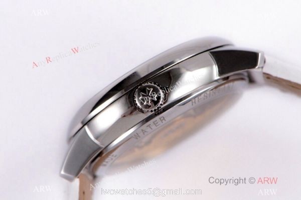 (VC) Swiss Grade Vacheron Constantin Patrimony Watch Vacheron Constantin Geneve Fake White Leather Strap (VC) Swiss Grade Vacheron Constantin Patrimony Watch Vacheron Constantin Geneve Fake White Leather Strap