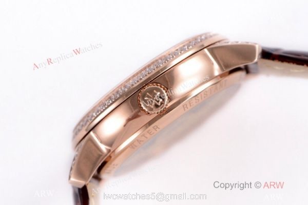 (VC) Vacheron Constantin Patrimony Moon Rose Gold Diamond Watch Swiss Replica (VC) Vacheron Constantin Patrimony Moon Rose Gold Diamond Watch Swiss Replica