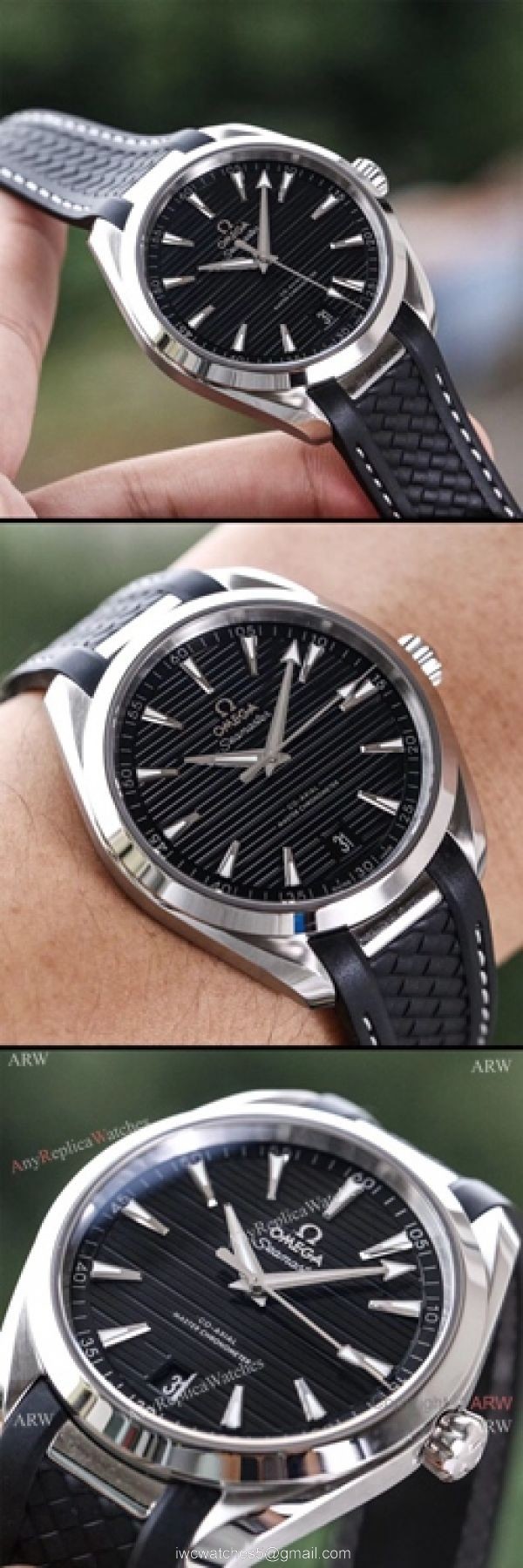 (VSF) Swiss Omega Seamaster Aqua Terra Copy Watch Black Face Watch 41mm (VSF) Swiss Omega Seamaster Aqua Terra Copy Watch Black Face Watch 41mm