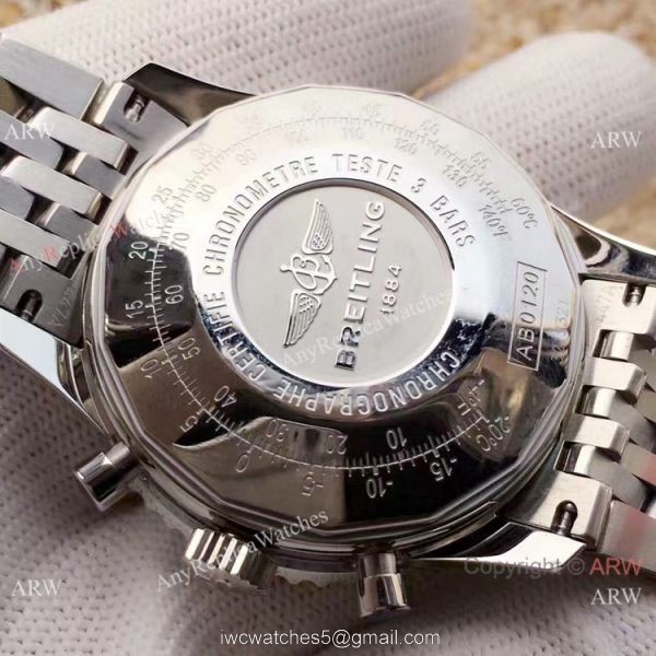 Swiss Grade 1 Breitling Navitimer 01 White Face JF 7750 Watch Super Clone Swiss Grade 1 Breitling Navitimer 01 White Face JF 7750 Watch Super Clone