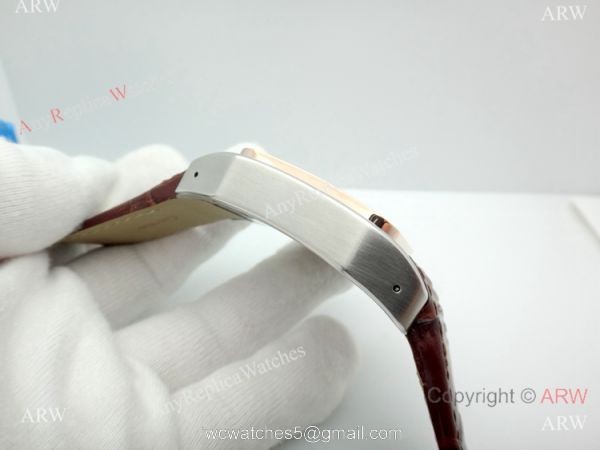 Swiss Replica Cartier Santos de 2-Tone Rose Gold Automatic Watch Swiss Replica Cartier Santos de 2-Tone Rose Gold Automatic Watch