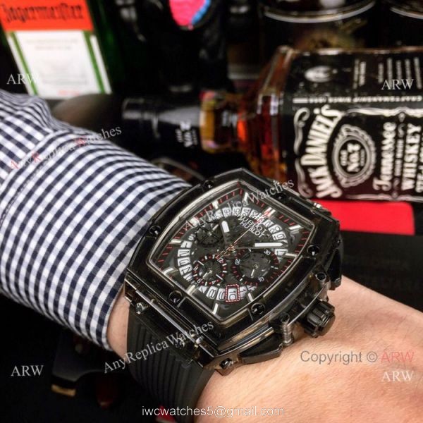 Fake Hublot Geneve Big Bang Black Unico Sapphire VK Chronograph Watch Fake Hublot Geneve Big Bang Black Unico Sapphire VK Chronograph Watch