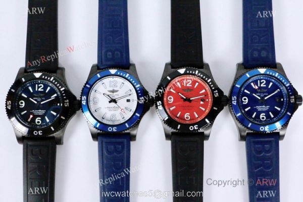 New Fake Breitling Superocean II Blacksteel Rubber Strap Watches New Fake Breitling Superocean II Blacksteel Rubber Strap Watches
