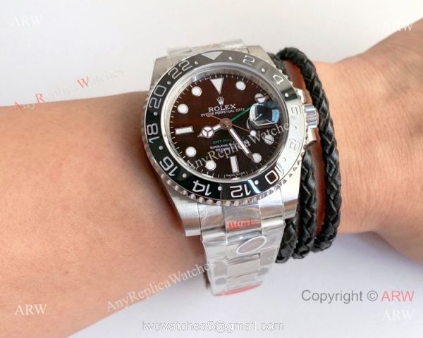 New Rolex GMT-Master II Stainless Steel 116710LN Noob 3135 Replica Watch (V10) New Rolex GMT-Master II Stainless Steel 116710LN Noob 3135 Replica Watch (V10)