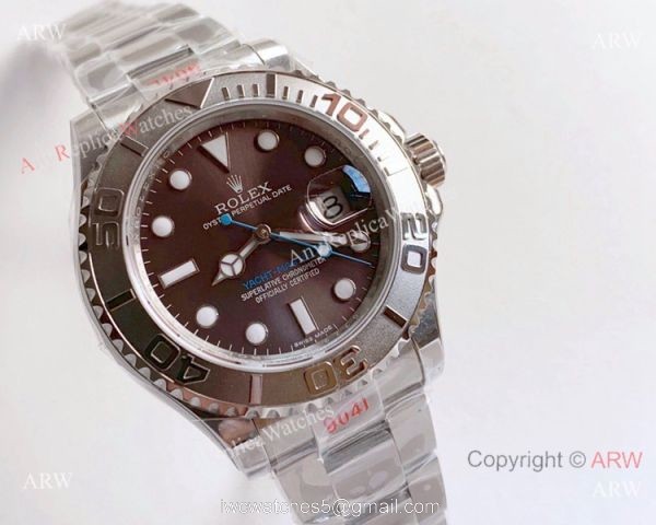 1:1 Best Edition Rolex Yachtmaster Stainless Steel Gray Dial Watch Noob 3135 Replica 1:1 Best Edition Rolex Yachtmaster Stainless Steel Gray Dial Watch Noob 3135 Replica